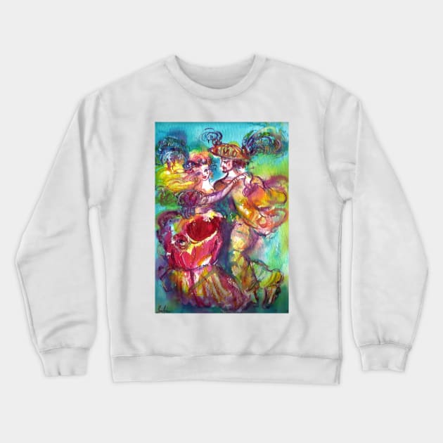 CARNIVAL DANCE Venetian Masquerade Ball Crewneck Sweatshirt by BulganLumini